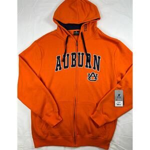 Auburn Tigers Hoodie L Orange Full Zip Colosseum NWT NCAA